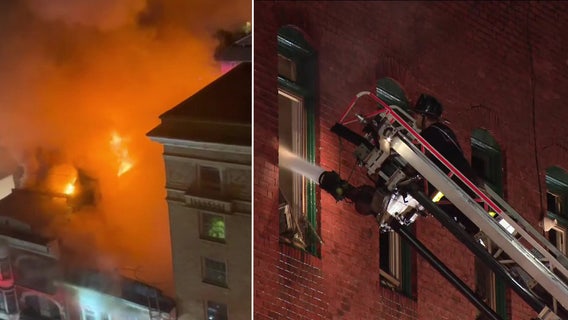 3-alarm fire engulfs apartment building in Reading
