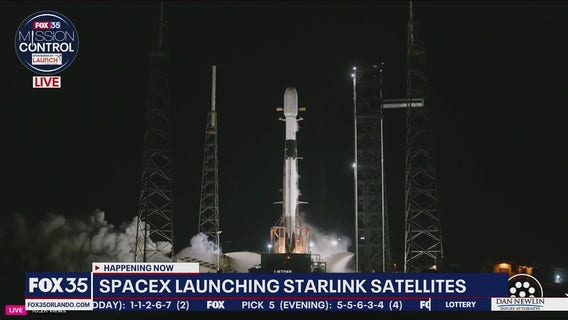 Space X sends Starlink satellites into space