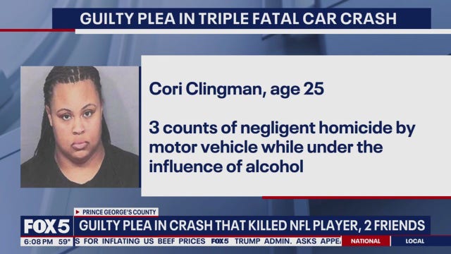 Woman pleads guilty to crash that killed NFL player Khyree Jackson, 2 friends in 2024