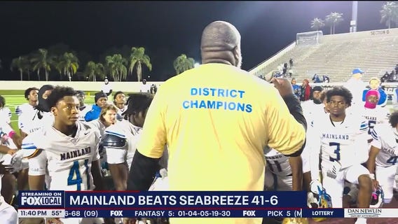 Friday Football Blitz: Mainland wins district championship