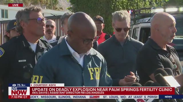 Explosion damages Palm Springs reproductive center and other buildings, FBI bomb techs on scene