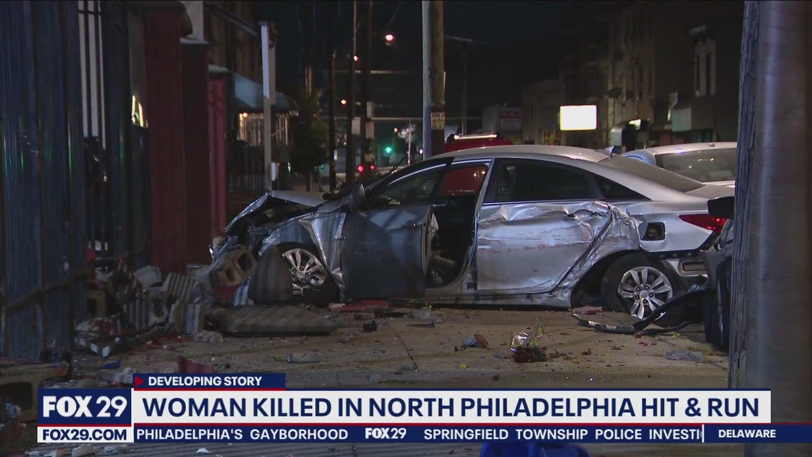 Woman killed in hit-and-run in North Philly