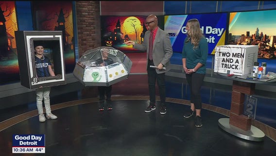 Make fabulous last-minute costumes with cardboard boxes