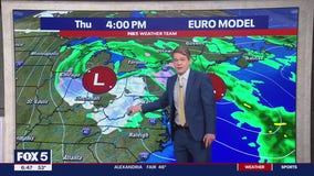 Mild start to the week ahead of cold front, chance for snow