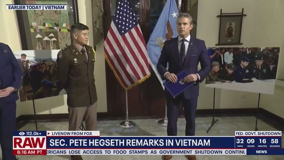 Sec. Pete Hegseth remarks in Vietnam