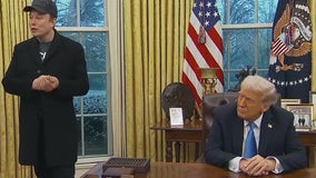 Musk, Trum hold Oval Office press conferene