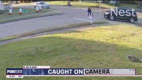 Driver speeds off after hitting girl walking to school