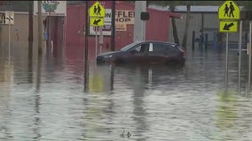 Tropical Storm Helene moves north after landfall