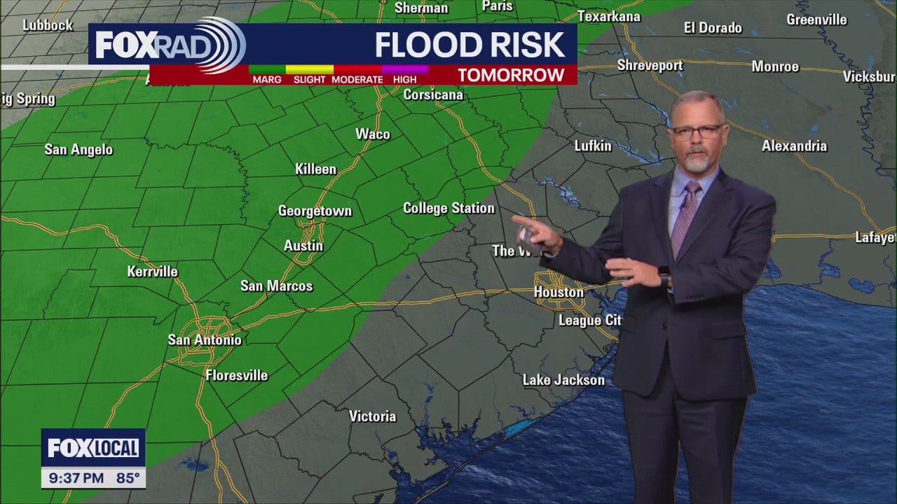 Rephrase single title from this title Houston weather: July 13 overnight forecast . And it must return only title i dont want any extra information or introductory text with title e.g: ” Here is a single title:”