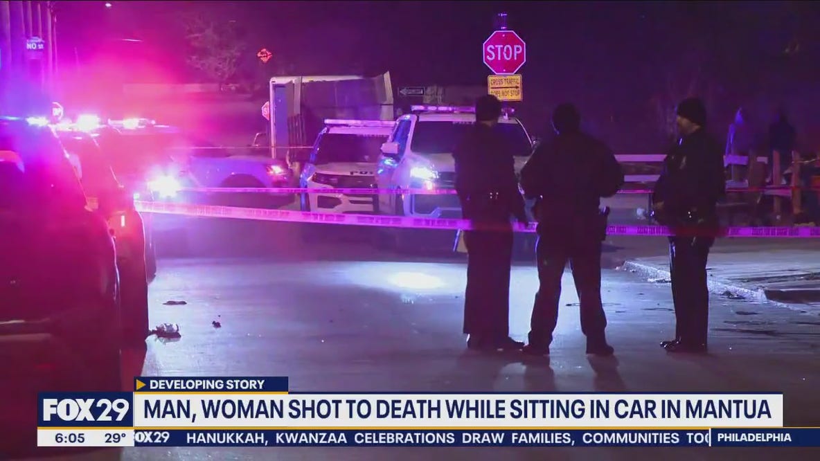 Man, woman shot to death while sitting in parked car in Philadelphia
