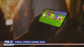 How are certain video game ads going viral?