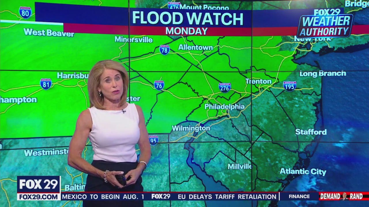 Flood watch for Monday: Here's what we know