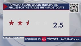 How many stars would you the latest Phillies trades?