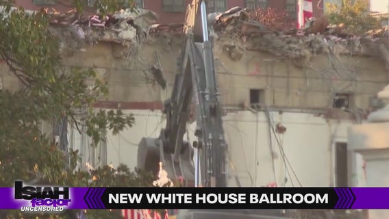 Construction for White House ballroom underway