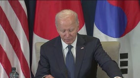 Biden meets with leaders of South Korea, Japan over concerns about North Korea