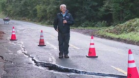 7.0-magnitude California earthquake cracking roads