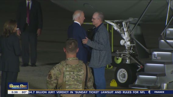 3 newly freed Americans are back on US soil after a landmark prisoner exchange with Russia