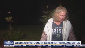 Florida couple finds lost wedding ring after Hurricane Milton