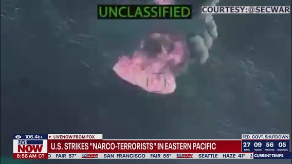 US strikes 'narco-terrorists' in Eastern Pacific