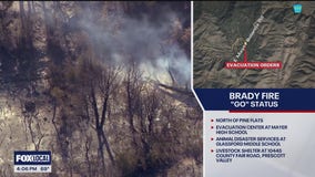 Brady Fire: Pine Flat residents remain evacuated