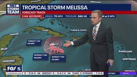 Melissa to Bring Category 4 Conditions to Jamaica