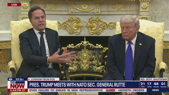 President Trump meets with NATO's Rutte