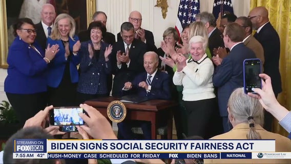 Biden signs US Social Security Fairness Act