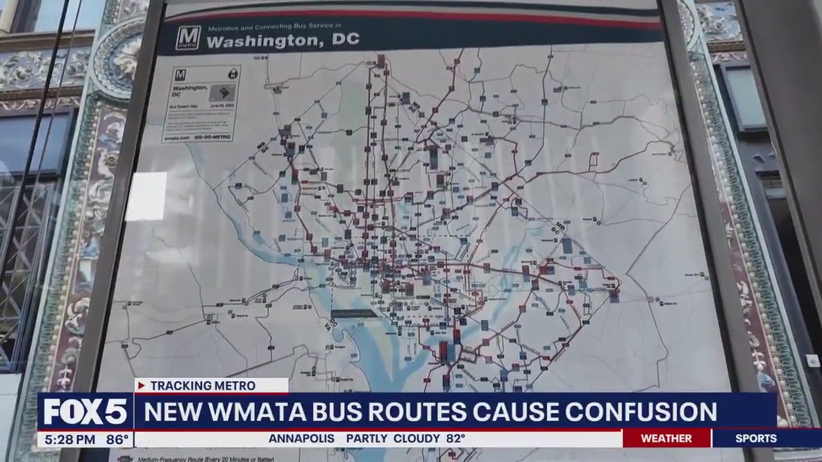 New WMATA bus routes cause confusion in DC