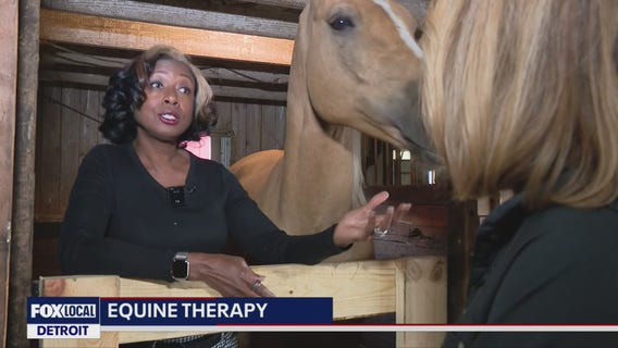 Equine therapy helps former FOX 2 anchor Anqunette Jamison