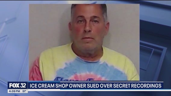 New lawsuit accuses Chicago-area ice cream shop owner of secretly recording girls in bathroom