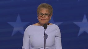 LA Mayor Karen Bass speaks at DNC