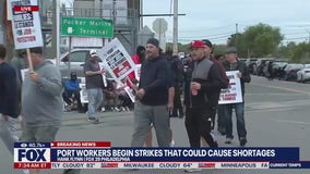 Port workers begin strike that could cause shortages