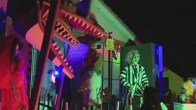 East Bay home goes all in on Beetlejuice theme for Halloween