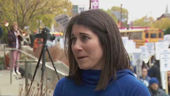 Minneapolis teachers rally after voting to authorize strike