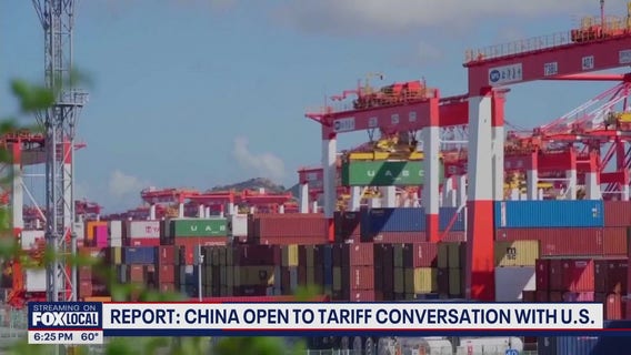 China reportedly open to tariff conversation with US