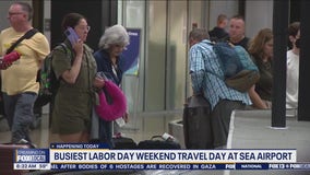 Busiest Labor Day Weekend travel day at SEA airport