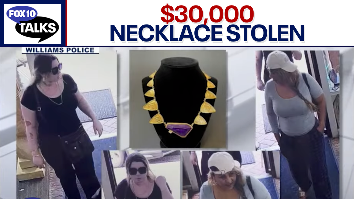$30,000 necklace stolen from Grand Canyon Gallery