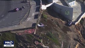 1 dead, 1 injured after cars crash through fence near Cliff House in San Francisco