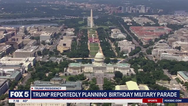 Trump birthday military parade reportedly in early stages