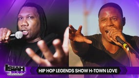 Hip hop legends KRS-One and Doug E. Fresh show Houston love