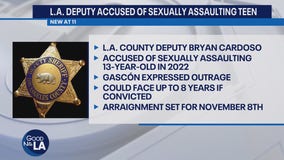 LASD deputy charged with sex assault of teen