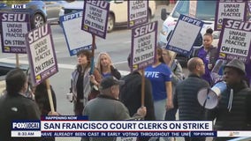 Over 200 San Francisco court clerks on strike