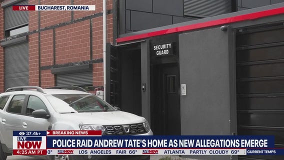 Andrew Tate's home raided again as new allegations emerge