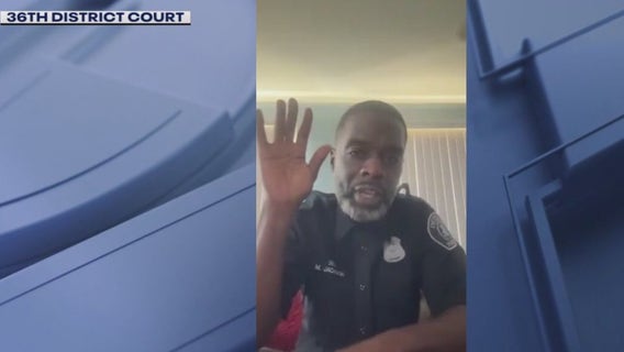 Police officer did not wear pants during hearing