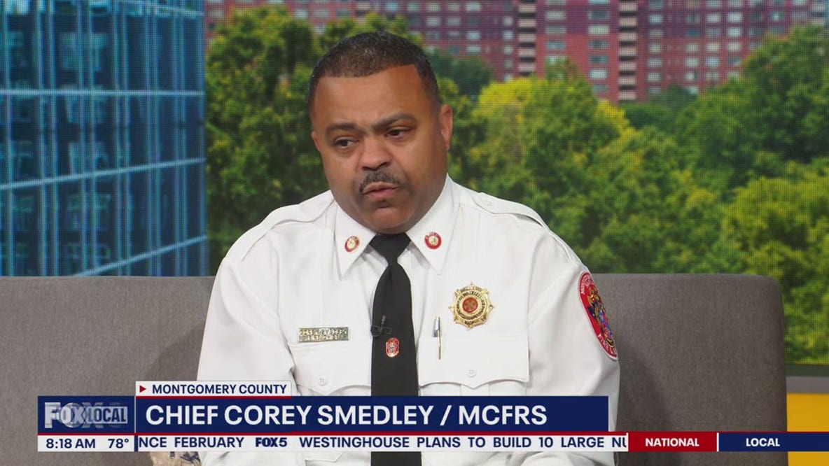 Celebrating Chief Corey Smedley's one year as Fire Chief