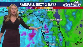 Tampa weather | Rain ramping up Tuesday