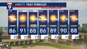 MN weather: Turning very warm and humid Friday