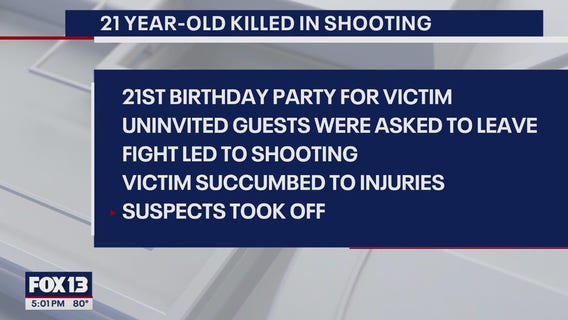 Man shot, killed at his 21st birthday party in Kent, WA