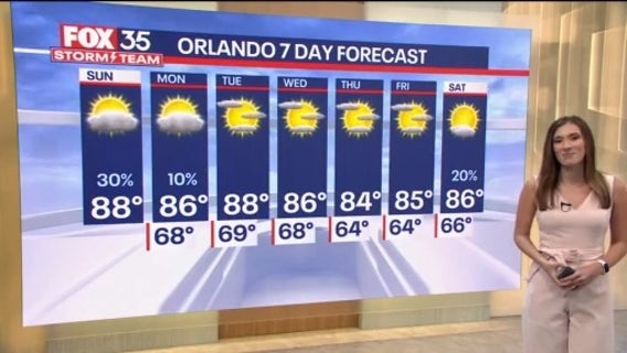 Orlando AM Weather Forecast: October 19, 2025