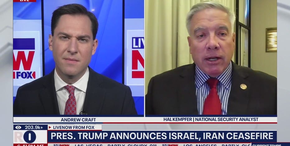 Trump: Iran, Israel agree to 'complete and total ceasefire'